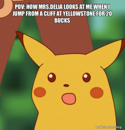 Surprised Pikachu