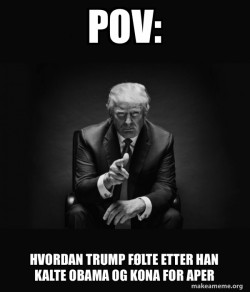 Trump Sitting In Chair - I Am In Their Way
