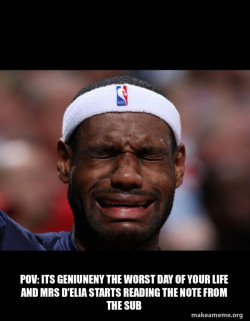 Lebron Crying