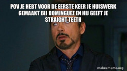 Tony Stark Eye Roll