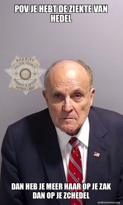Rudy Giuliani Mugshot
