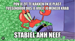 Mr Krabs Money