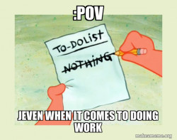 To Do List - Nothing