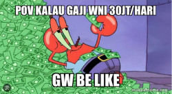 Mr Krabs Money