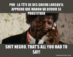 Shit Negro - Pulp Fiction