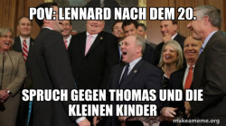 And then we told them