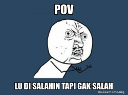Y U No