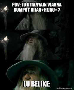 Confused Gandalf