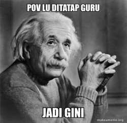 Serious Albert Einstein