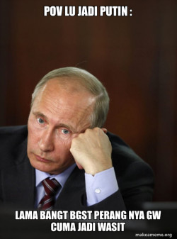 Contemplative Putin