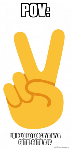 Peace Sign Emoji