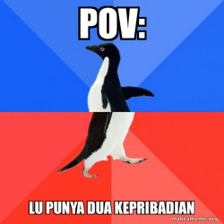 Socially Awkward Awesome Penguin