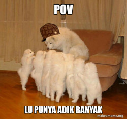 Scumbag Storytelling Dog