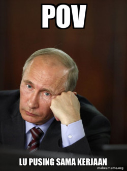 Contemplative Putin