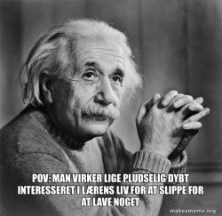 Serious Albert Einstein
