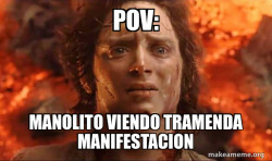 Frodo it's over it's done