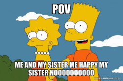 Bart and Lisa Chat