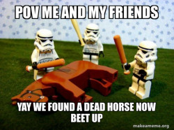 Flogging a Dead Horse