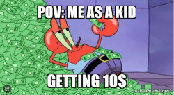 Mr Krabs Money