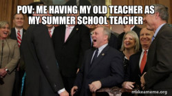 And then we told them