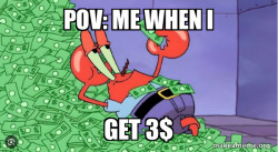 Mr Krabs Money