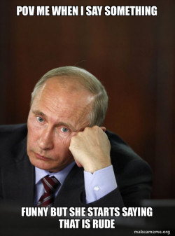 Contemplative Putin