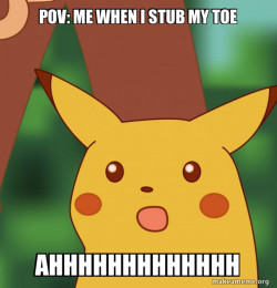 Surprised Pikachu