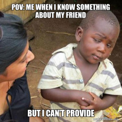 Skeptical Third World Kid