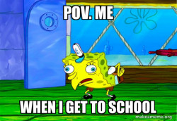 Mocking SpongeBob