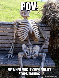 Waiting Skeleton