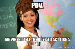 Scumbag Teacher