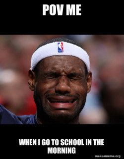Lebron Crying