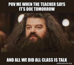 Hagrid - I should not have said that