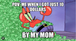 Mr Krabs Money