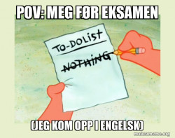 To Do List - Nothing