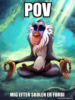 Rafiki Meditating - Lion King