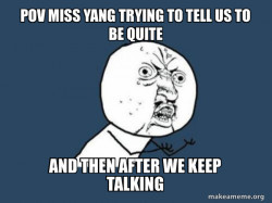 Y U No