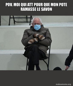 Bernie Sanders at the Inauguration