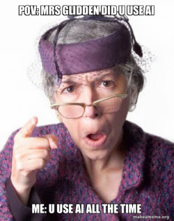 Disapproving Grandma