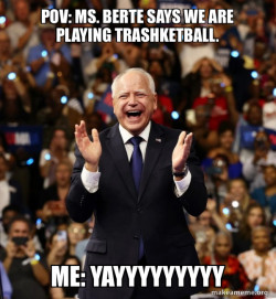 Happy Tim Walz