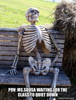 Waiting Skeleton