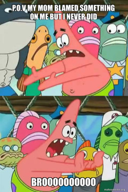Push It Somewhere Else Patrick