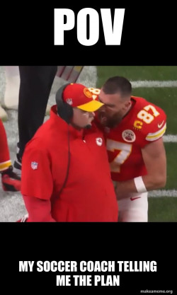 Travis Kelce and Coach