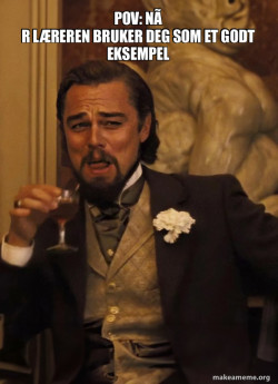 Leonardo DiCaprio Laughing Django
