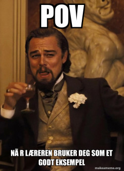 Leonardo DiCaprio Laughing Django