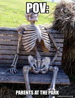 Waiting Skeleton