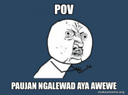 Y U No