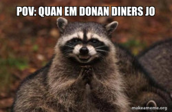 Evil Plotting Raccoon