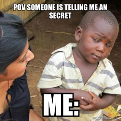 Skeptical Third World Kid