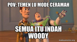 Kalo lu suka beribadah:)